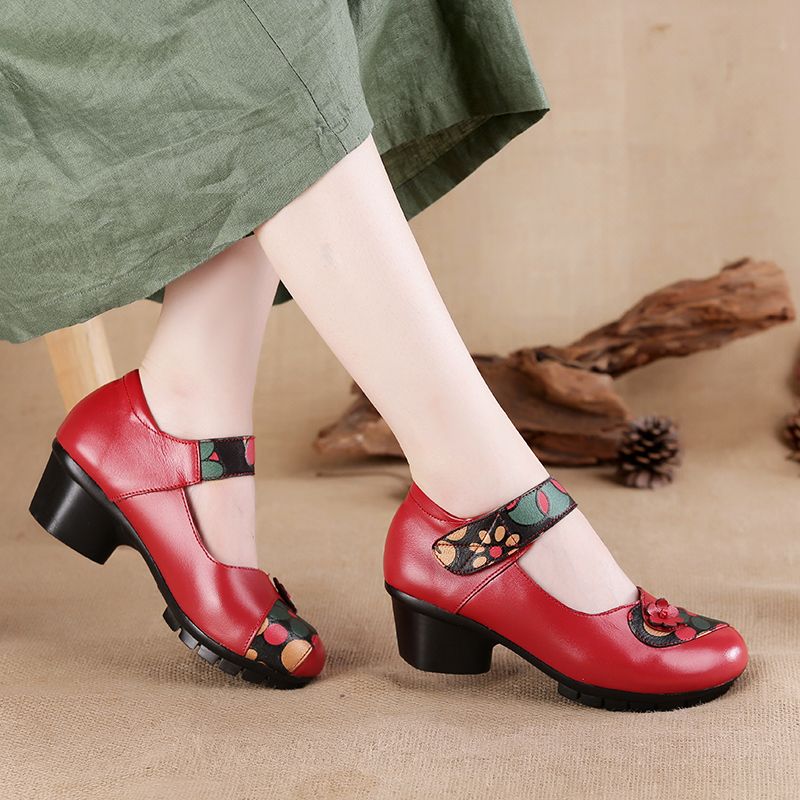 Leopard Print Heels - Wedges sepatu desainer wanita hak tinggi
