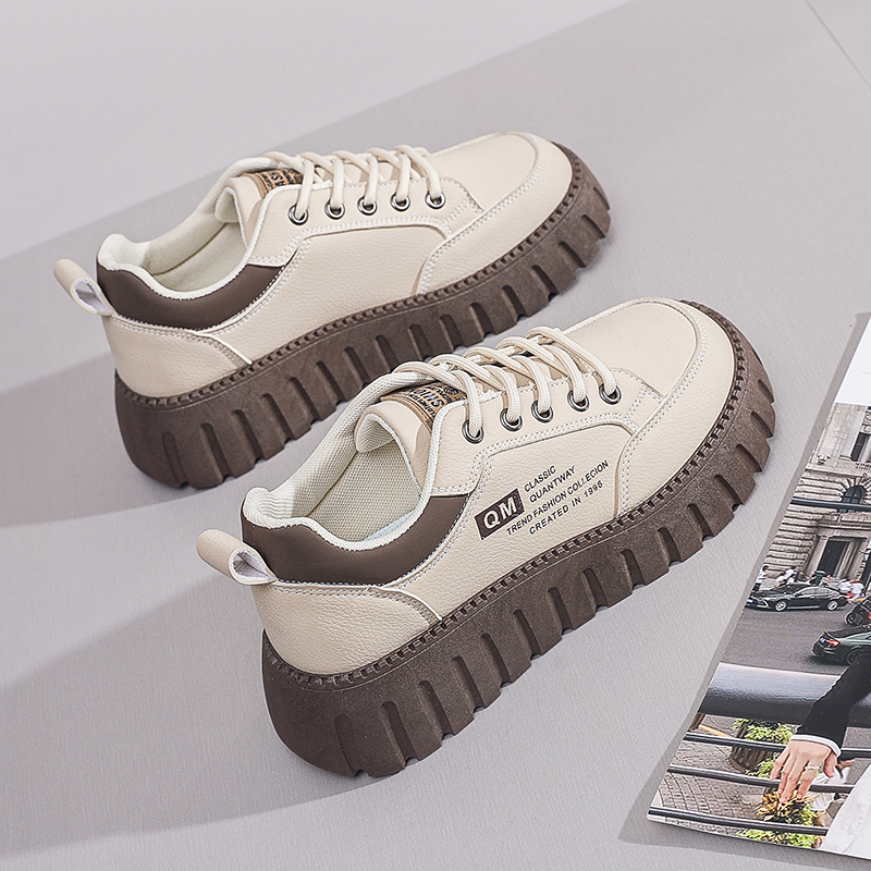 Women'S Shoes To Buy - Sepatu Sneakers Wanita Kulit Asli Demi-Musim