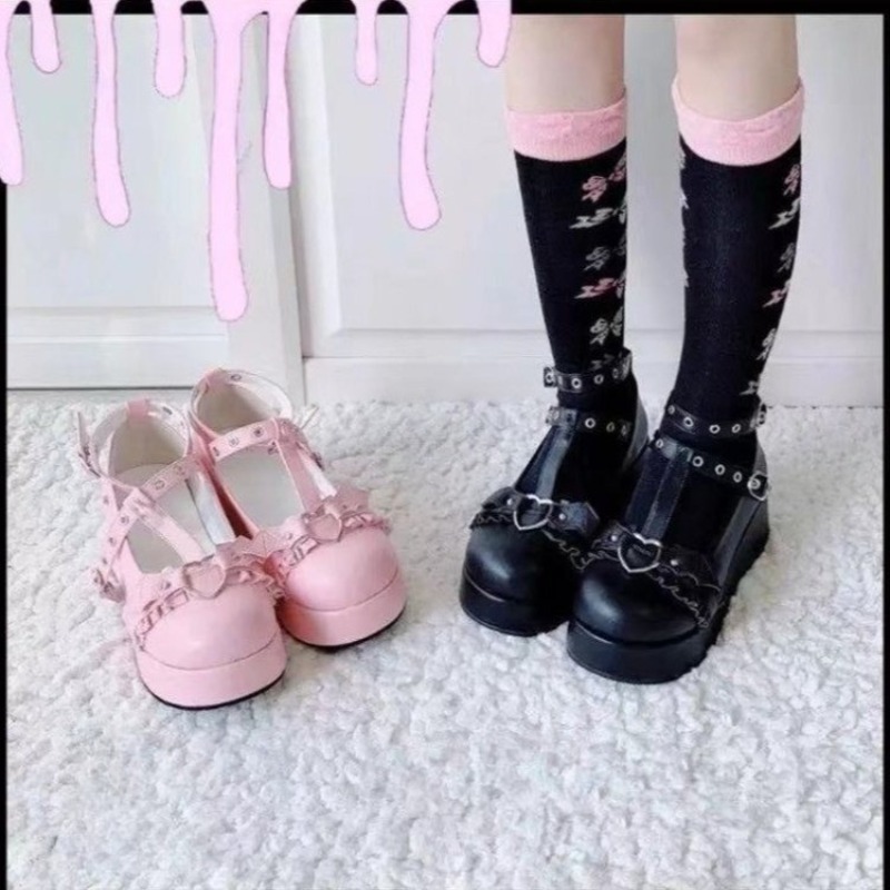 Women Shoes Japanese Brand - Sepatu wedge Platform anak perempuan, sepatu