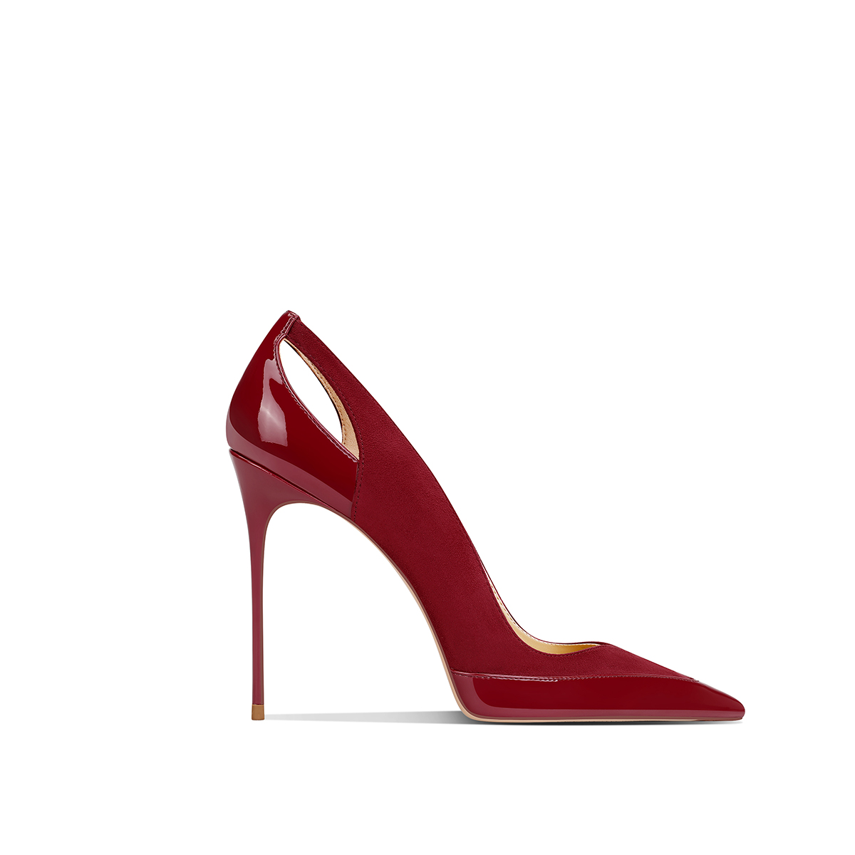 Women'S Shoes To Buy - Sepatu hak tinggi patchwork kulit paten