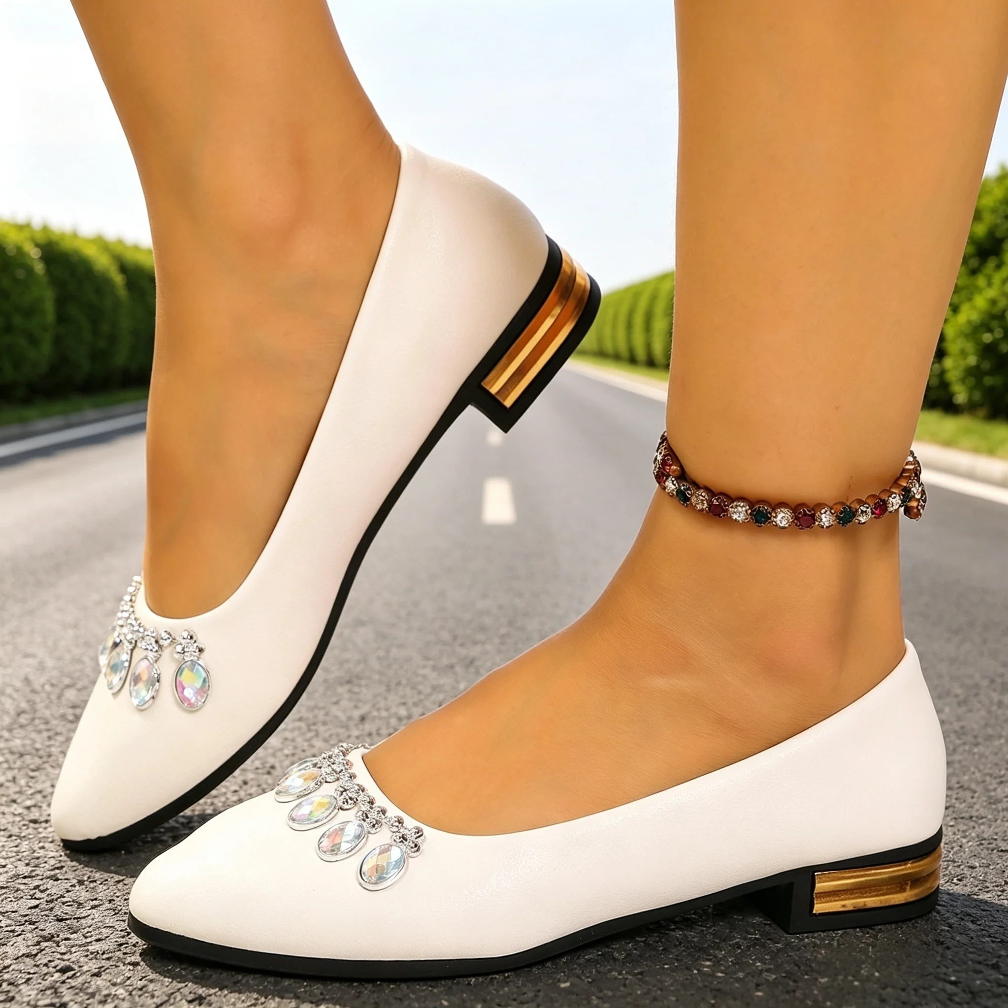 Women Shoes Loafers - Sepatu Balet Wanita Model Pointed Toe,
