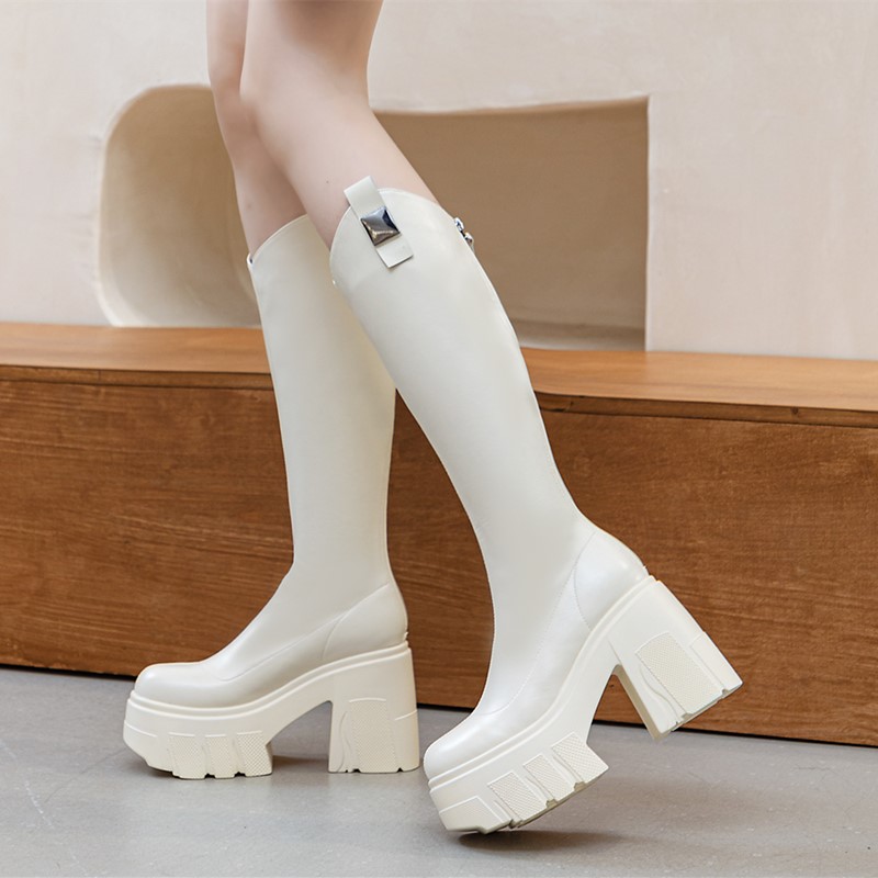 Sock Boot Women - DIMANYU Sepatu Bot Panjang Wanita Hak