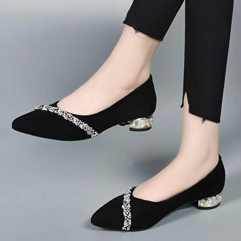 Women Shoes Loafers - Sepatu wanita baru sepatu berlian musim