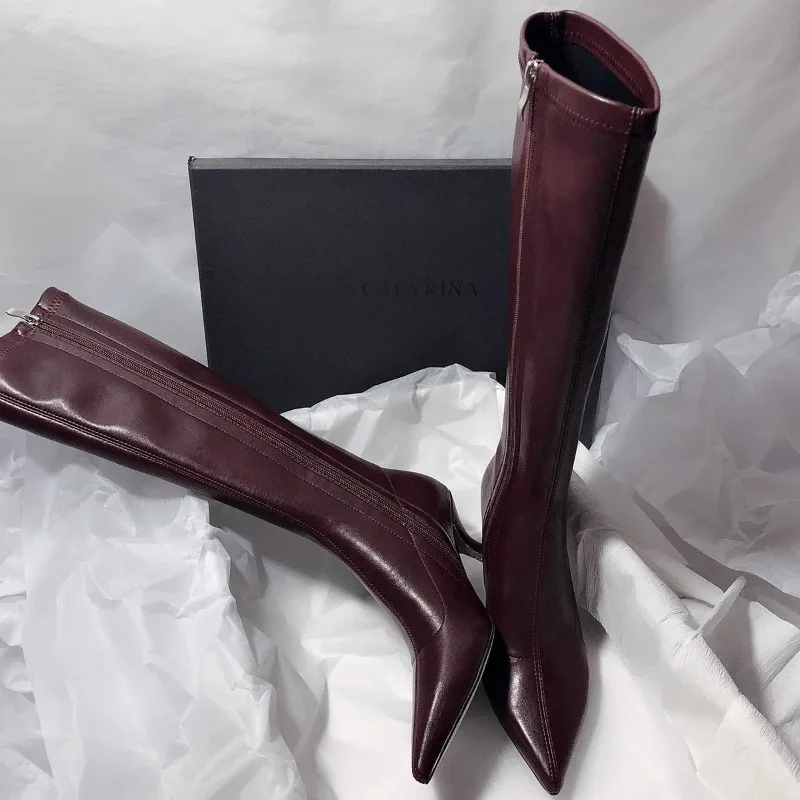 Sock Boot Women - Sepatu Boots Wanita Model Stiletto Musim