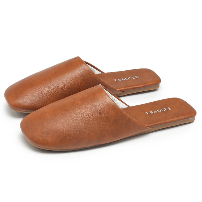Women Shoes Japanese Brand - Sandal Rumah Nyaman Ringkas Wanita Kulit