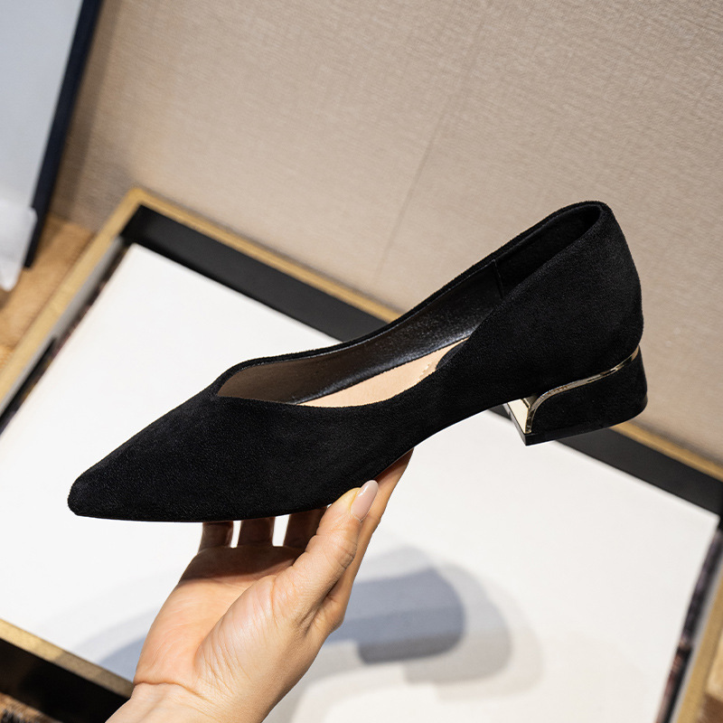 Sepatu Wanita Hak Tebal Sederh - Women'S Shoes For Work ulasan dan harga