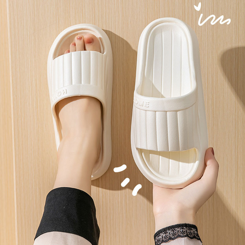 Sandal Rumah Warna Solid Musim - Women'S Shoes To Men'S Size ulasan dan harga