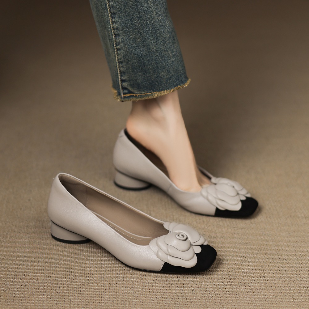 Sepatu Fashion Flower Single S - Women Shoes Loafers ulasan dan harga