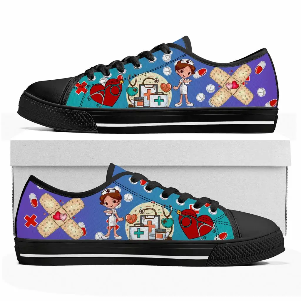 Sepatu Kets Rendah Motif Kartu - Women'S Shoes Nursing ulasan dan harga
