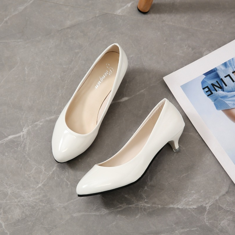 Sepatu wanita hak sedang ukura - Women'S Shoes For Work ulasan dan harga