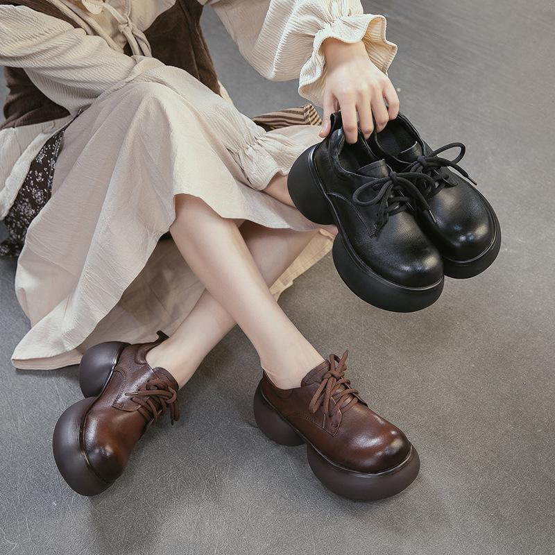 Sepatu Wedge Oxfords Wanita Ti - Women Shoes Size 7 ulasan dan harga