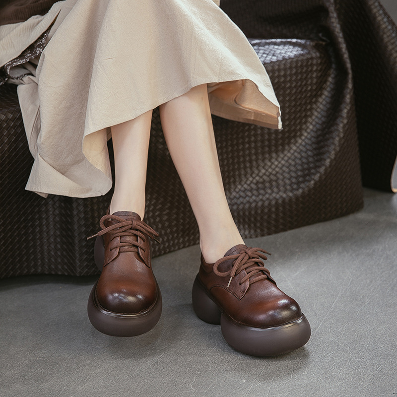 Sepatu Wedge Oxfords Wanita Ti - Women Shoes Size 7 ulasan dan harga