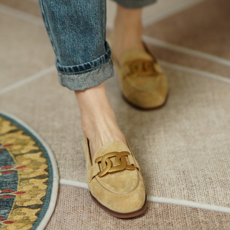 Sepatu Wanita Hak Rendah Musim - Women Shoes Loafers ulasan dan harga
