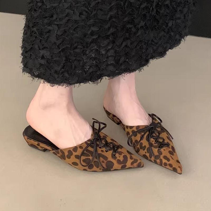 Sandal Wanita Motif Leopard, H - Women Shoes Size 7 ulasan dan harga