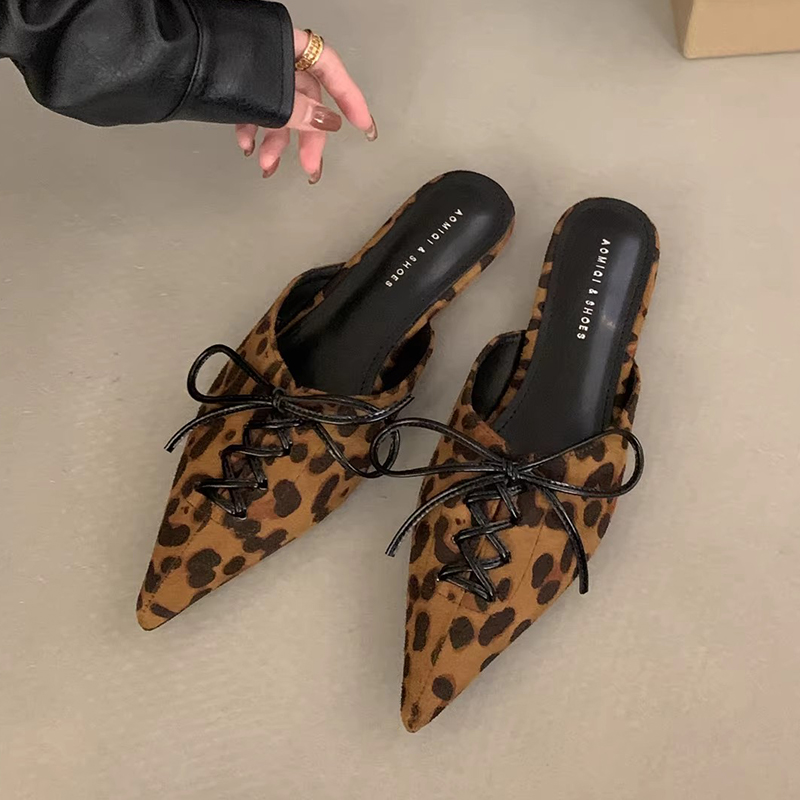 Sandal Wanita Motif Leopard, H - Women Shoes Size 7 ulasan dan harga