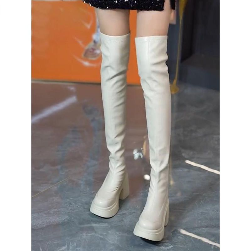Sepatu bot panjang hak tinggi  - Sock Boot Women ulasan dan harga