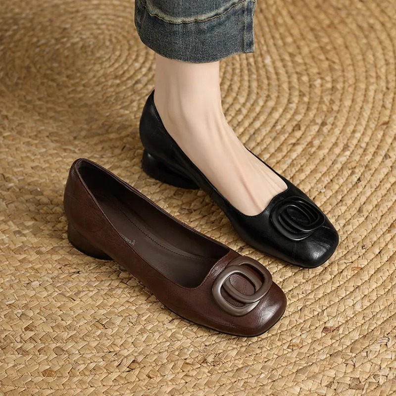 Sepatu Wanita Gaya Prancis, Se - Women Shoes Loafers ulasan dan harga
