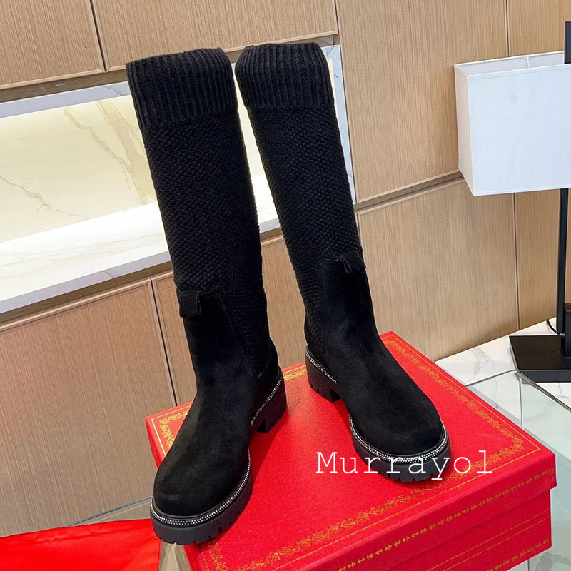 Sepatu Bot Setinggi Lutut Musi - Sock Boot Women ulasan dan harga