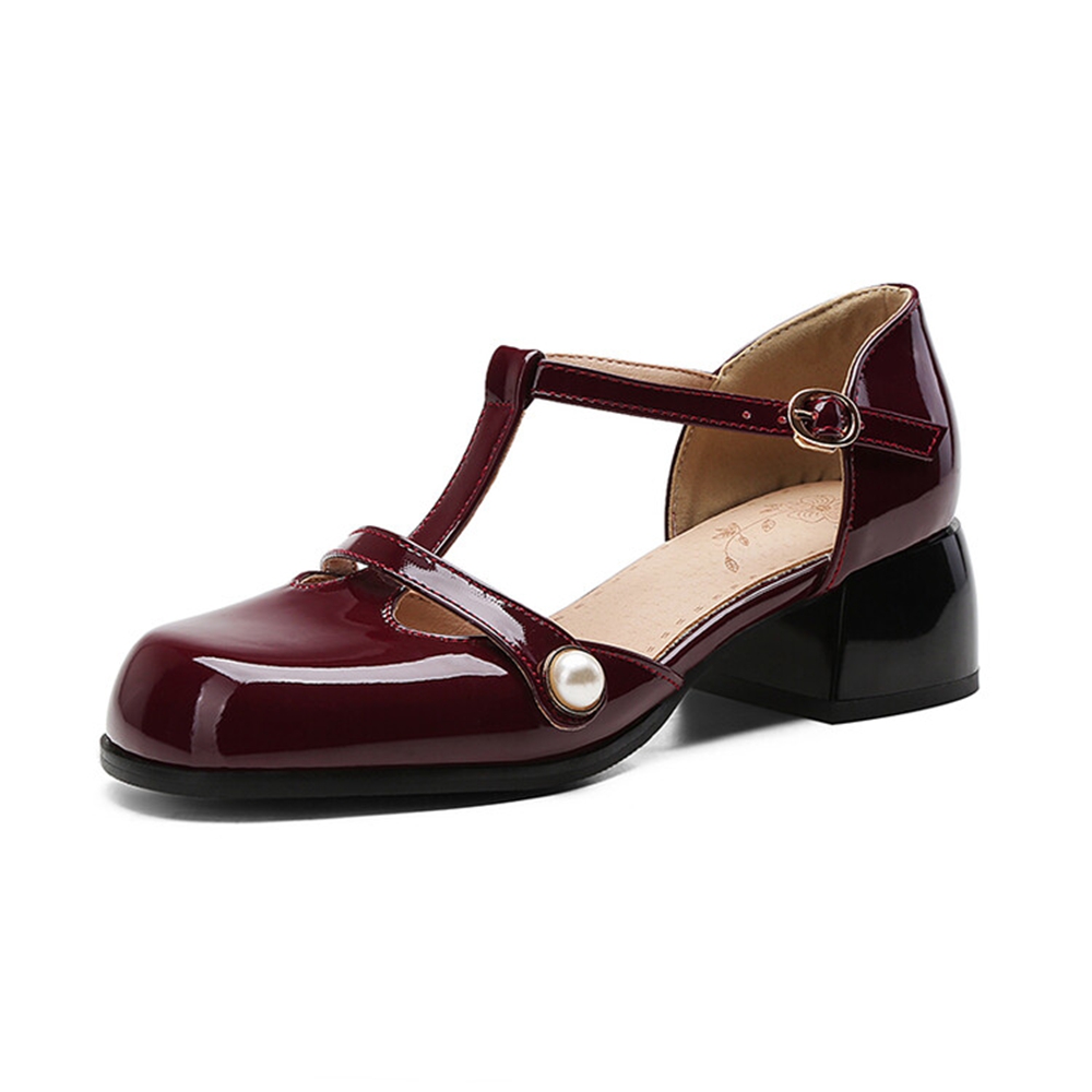 Sandal Hak Tinggi Tebal Wanita - Women'S Shoes For Work ulasan dan harga