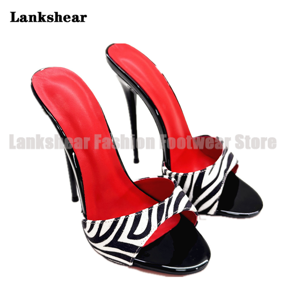 Sepatu Hak Tinggi Motif Zebra  - Leopard Print Heels ulasan dan harga