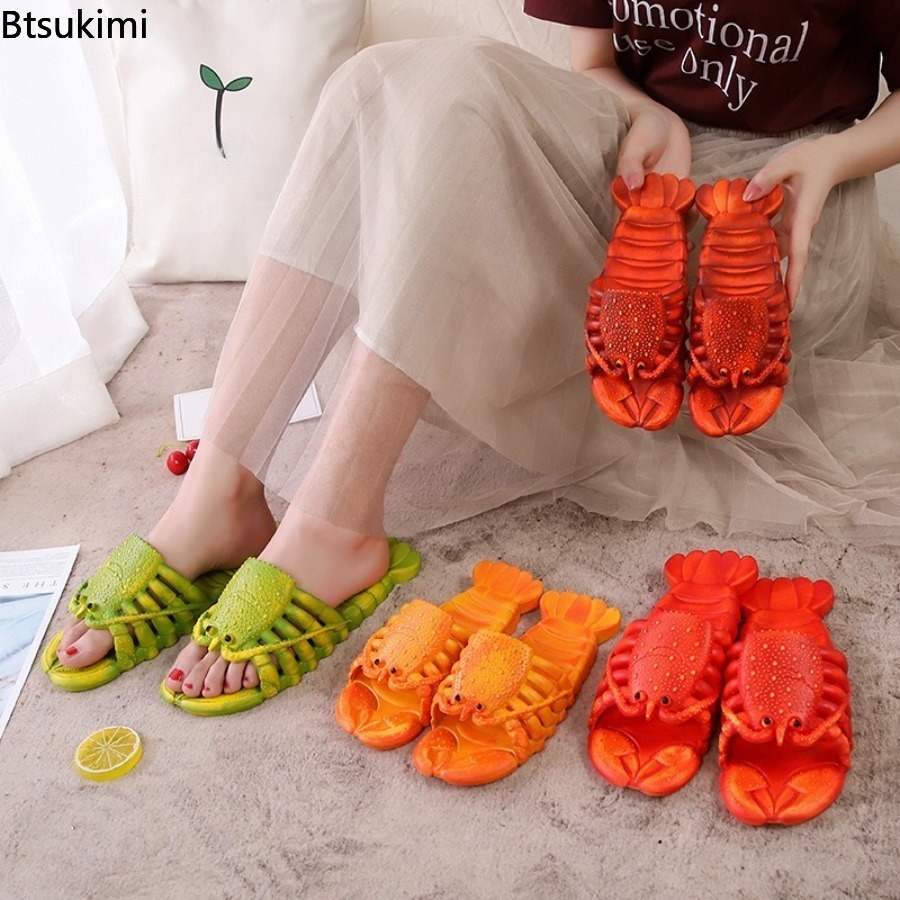 Sandal Lobster Kartun Musim Pa - Women'S Shoes To Men'S Size ulasan dan harga