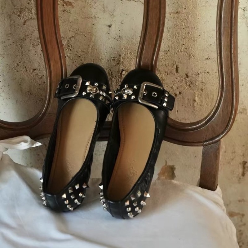 Sepatu Wanita Kulit Model Mary - Women Shoes Loafers ulasan dan harga