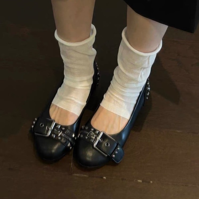Sepatu Wanita Kulit Model Mary - Women Shoes Loafers ulasan dan harga