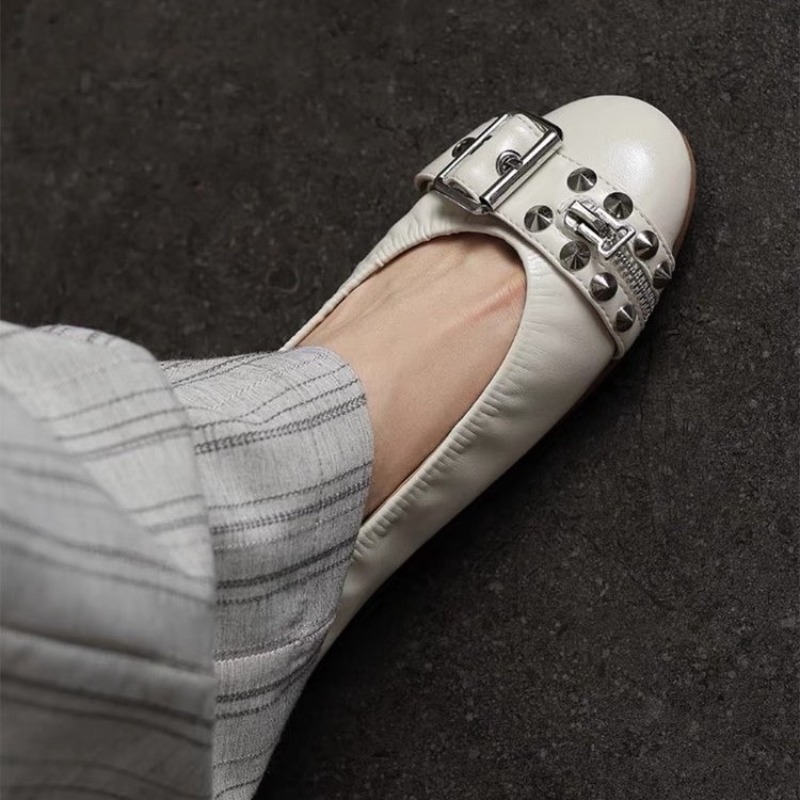 Sepatu Wanita Kulit Model Mary - Women Shoes Loafers ulasan dan harga