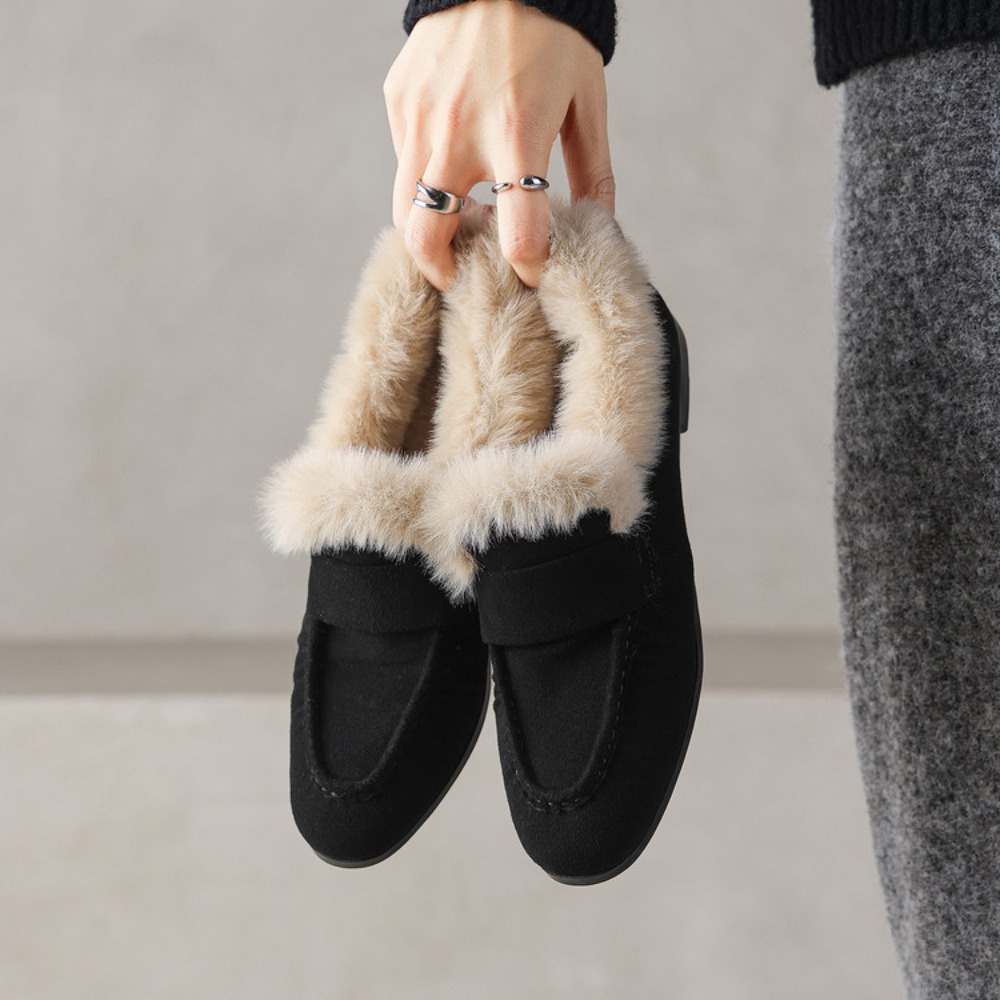 Sepatu Mocasin Bulu Mewah Wani - Women Shoes Japanese Brand ulasan dan harga