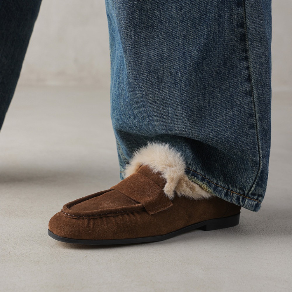 Sepatu Mocasin Bulu Mewah Wani - Women Shoes Japanese Brand ulasan dan harga