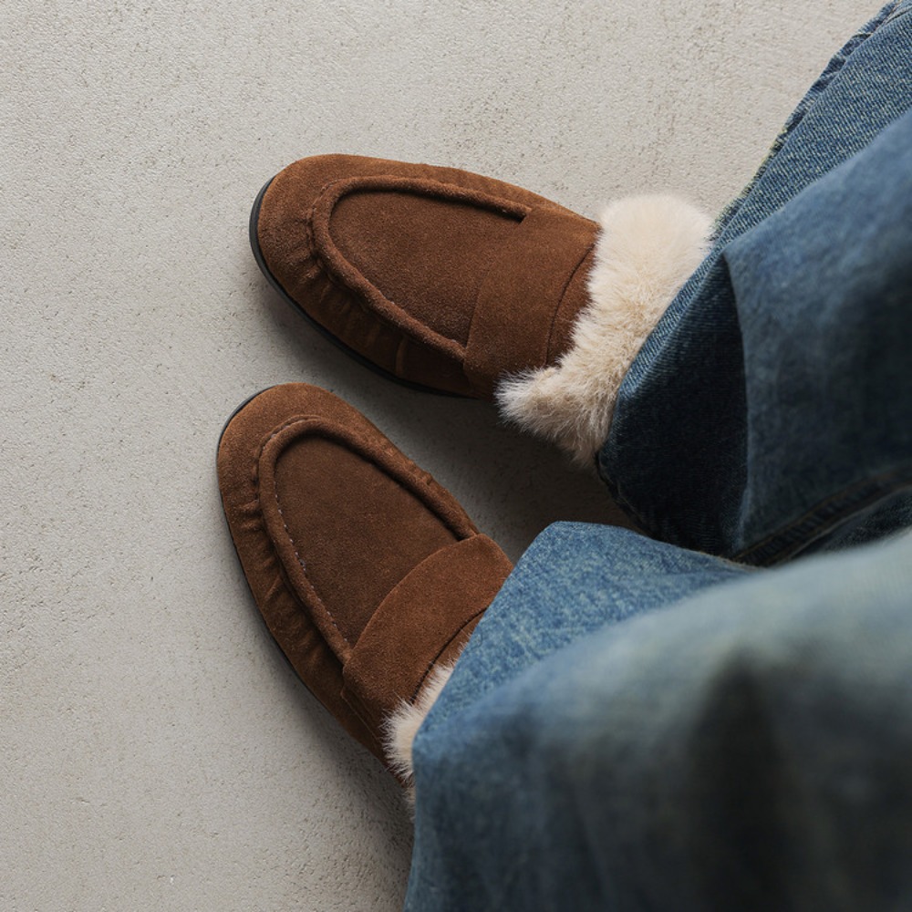 Sepatu Mocasin Bulu Mewah Wani - Women Shoes Japanese Brand ulasan dan harga