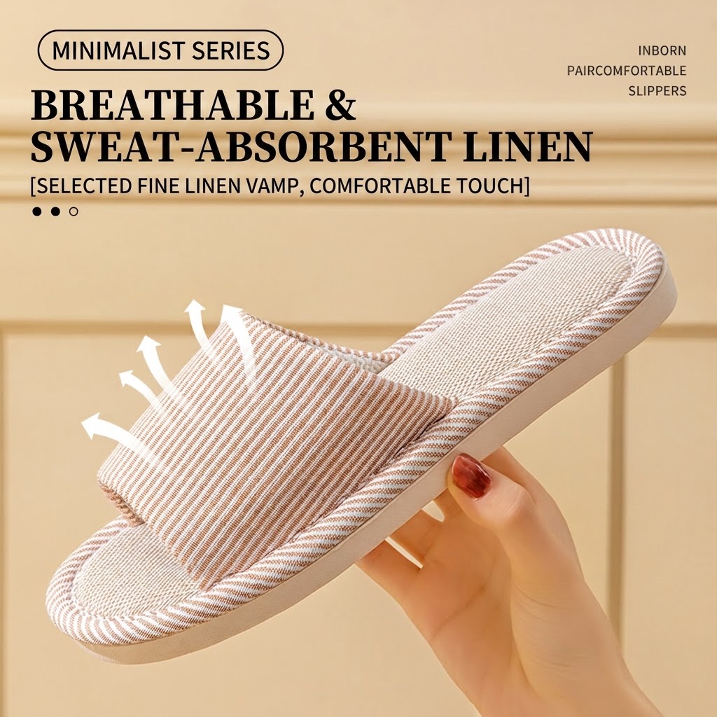 Sandal Linen Rami Bernapas unt - Women'S Shoes To Men'S Size ulasan dan harga