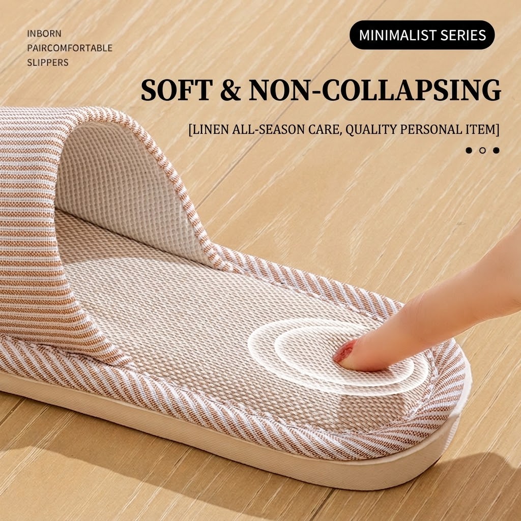 Sandal Linen Rami Bernapas unt - Women'S Shoes To Men'S Size ulasan dan harga