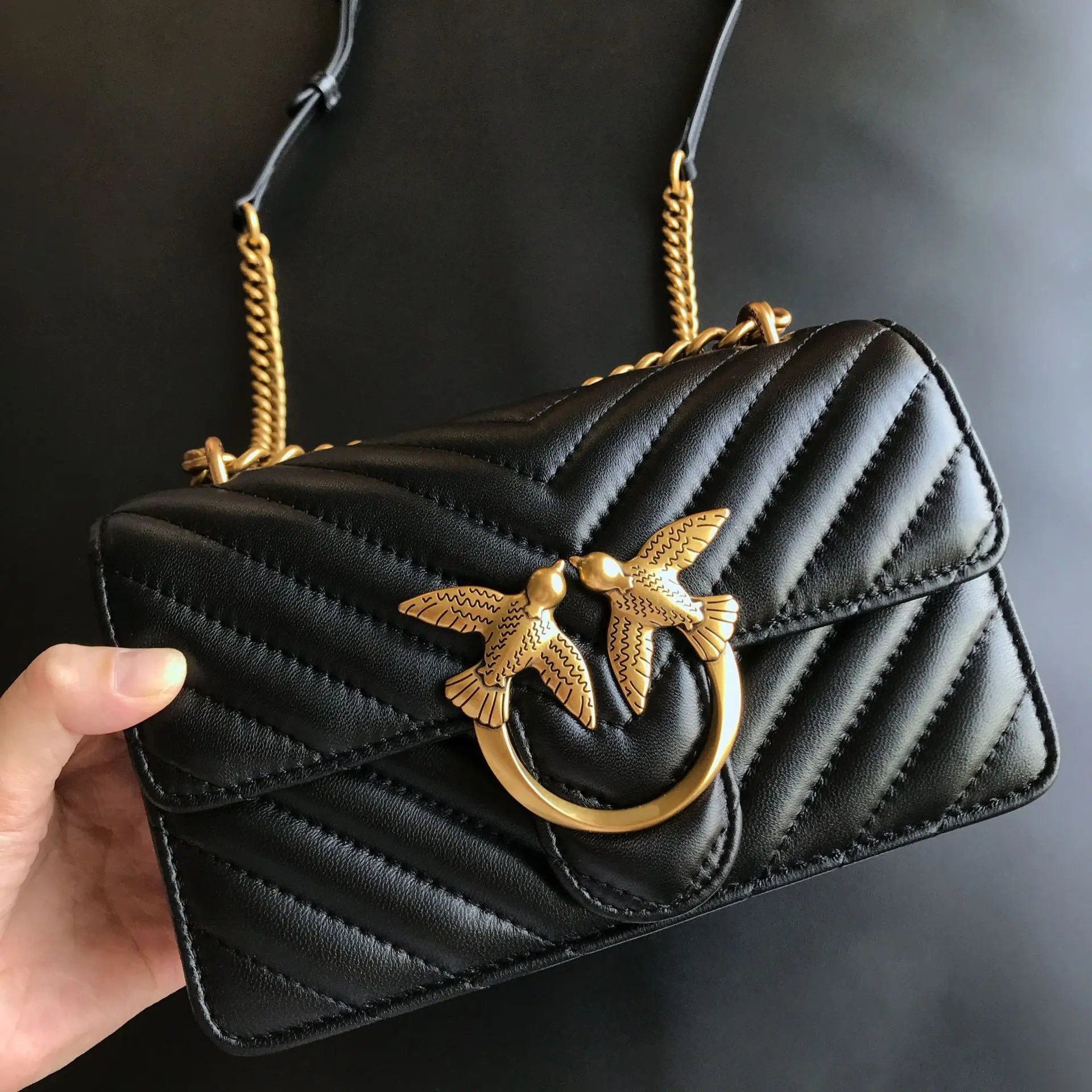 Tas Selempang Kulit Asli Pinko - Women'S Shoes Louis Vuitton ulasan dan harga