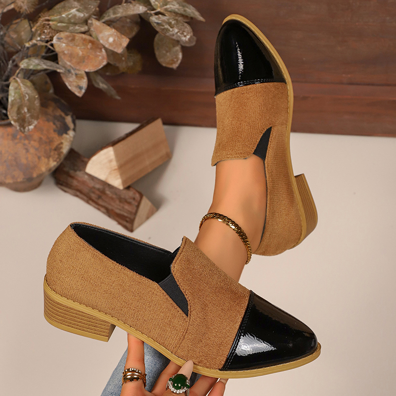 Sepatu Hak Rendah Wanita Motif - Women Shoes Loafers ulasan dan harga