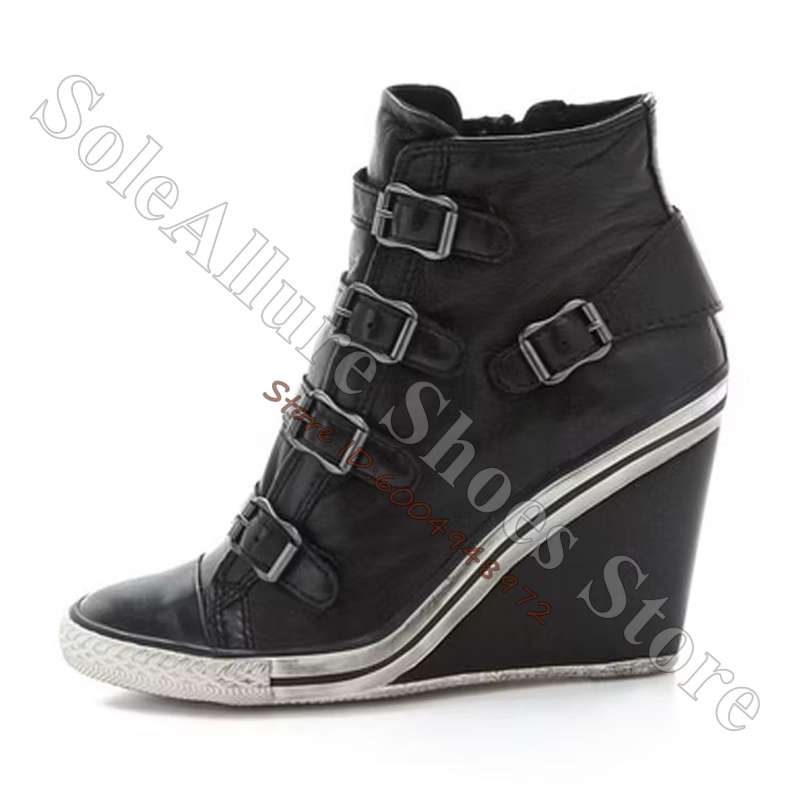Sepatu Sneakers Wedge Tinggi B - Women'S Shoes Com ulasan dan harga