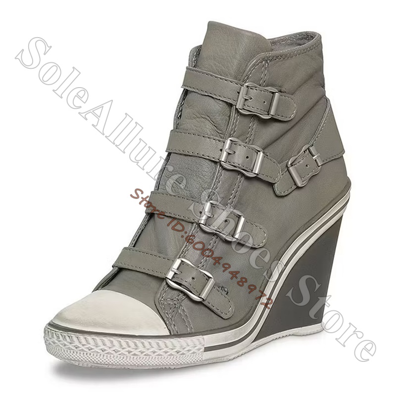 Sepatu Sneakers Wedge Tinggi B - Women'S Shoes Com ulasan dan harga