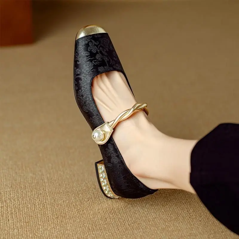 Sepatu Mary Jane Ujung Persegi - Women Shoes Japanese Brand ulasan dan harga